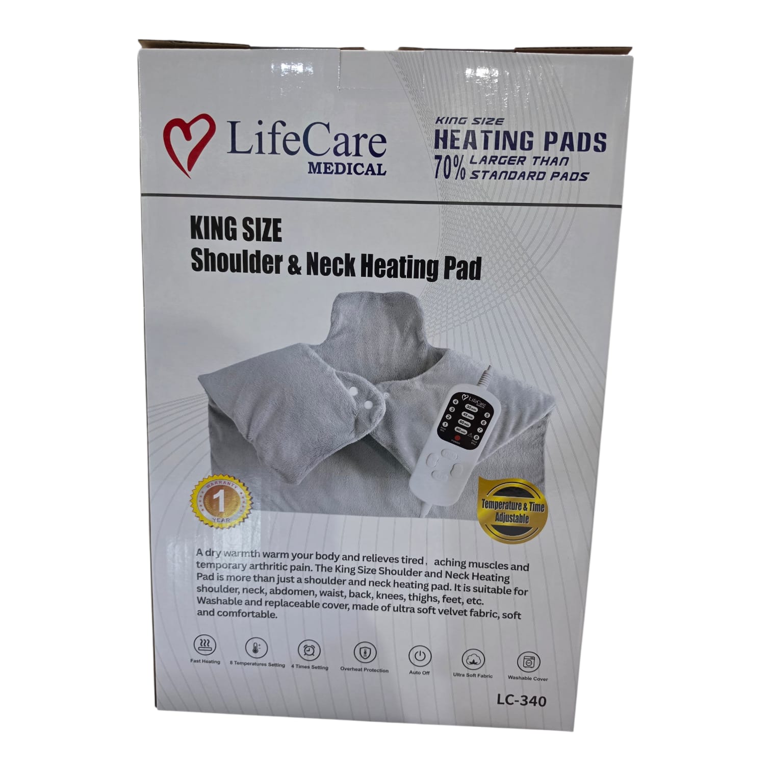 Shoulder and Neck Heating Pad LC 340 - Lifecare